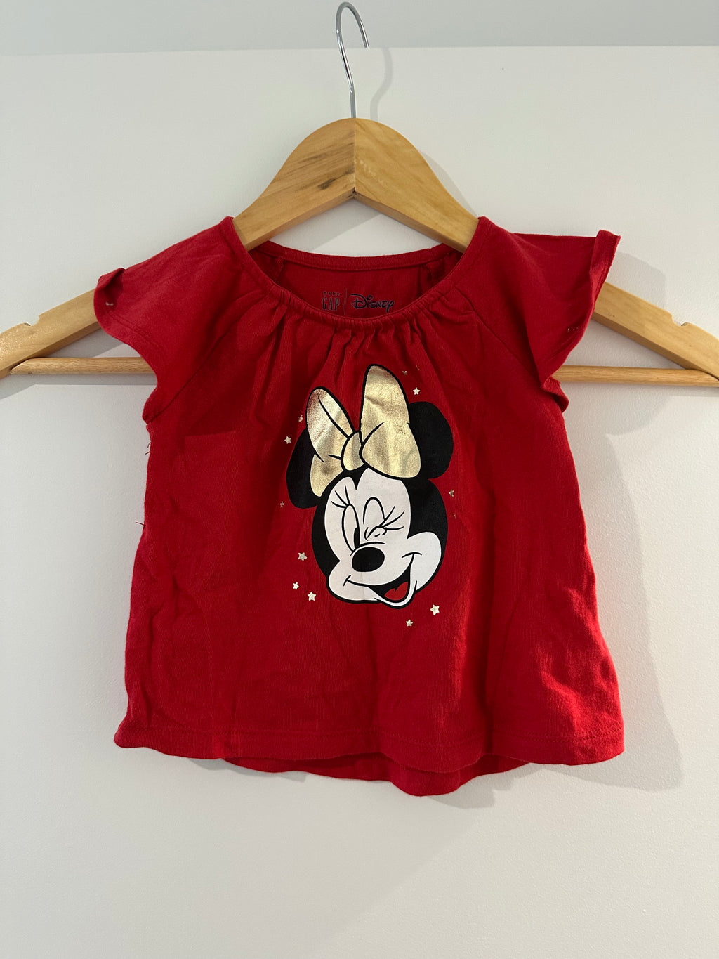 GAP Minnie Mouse Top: Size 12-18 months