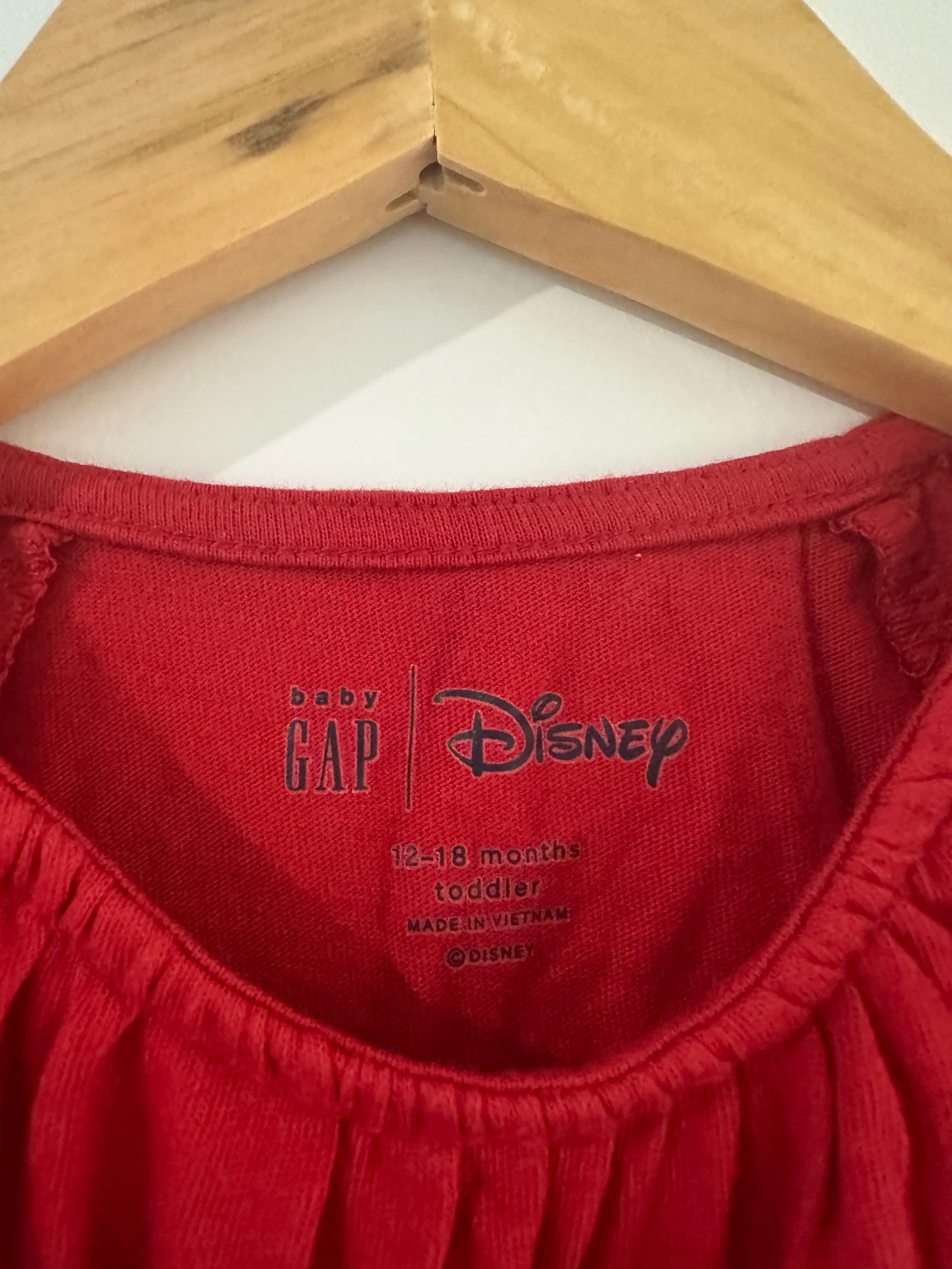 GAP Minnie Mouse Top: Size 12-18 months