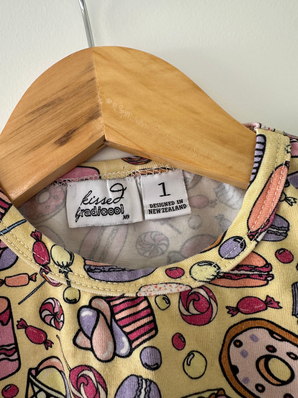 Kissed by Radicool Tee: Size 1