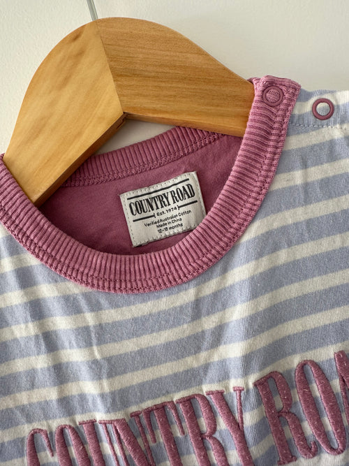 Country Road Long Sleeve Shirt: Size 12-18 months